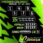 ANGKA COLOMBO 13 OKT 2021