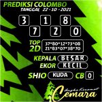 ANGKA COLOMBO 22 OKT 2021