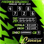 ANGKA COLOMBO 08 OKT 2021